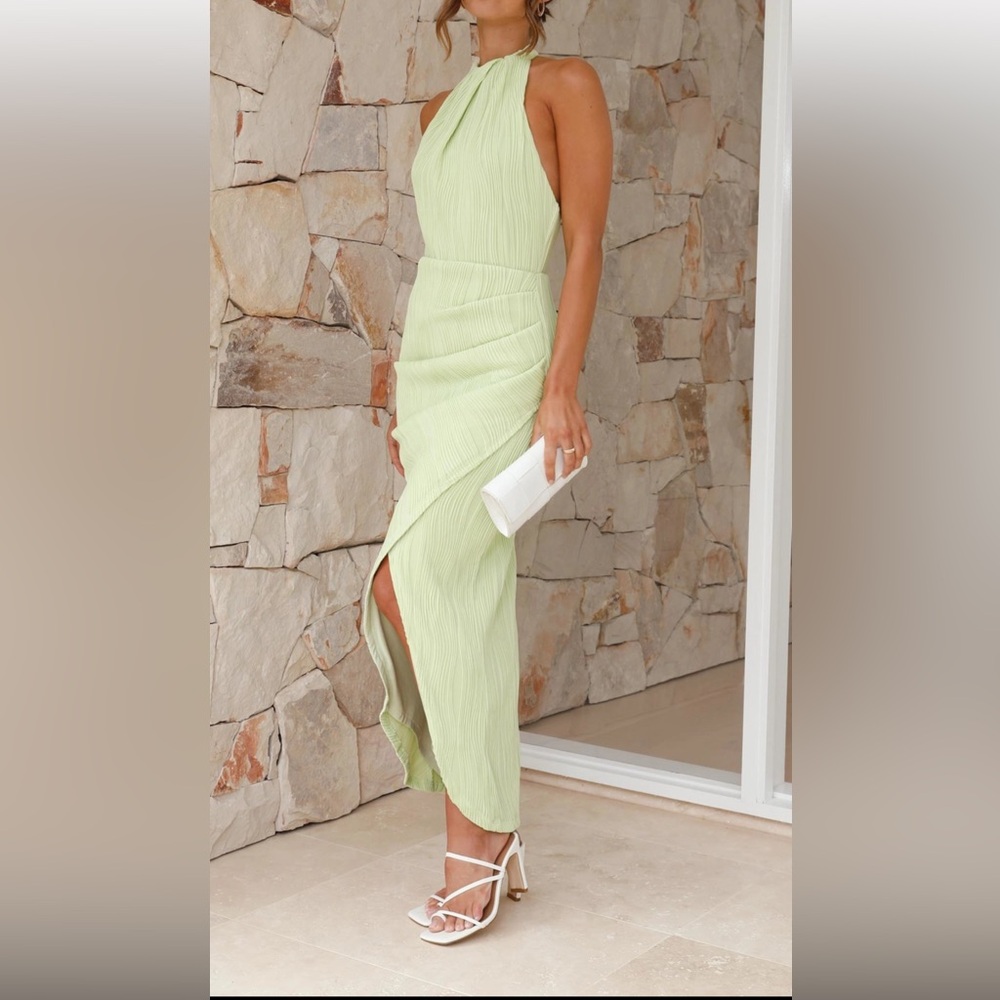 High Neck halter Dress